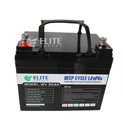 Резервные циклы батареи 2000 фосфата лития Lifepo4 12V 30Ah 384Wh